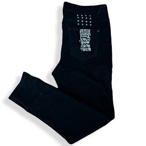 KSUBI Mens 34 Waist Van Winkle Hunter Beden Black Skinny Jeans NWOT